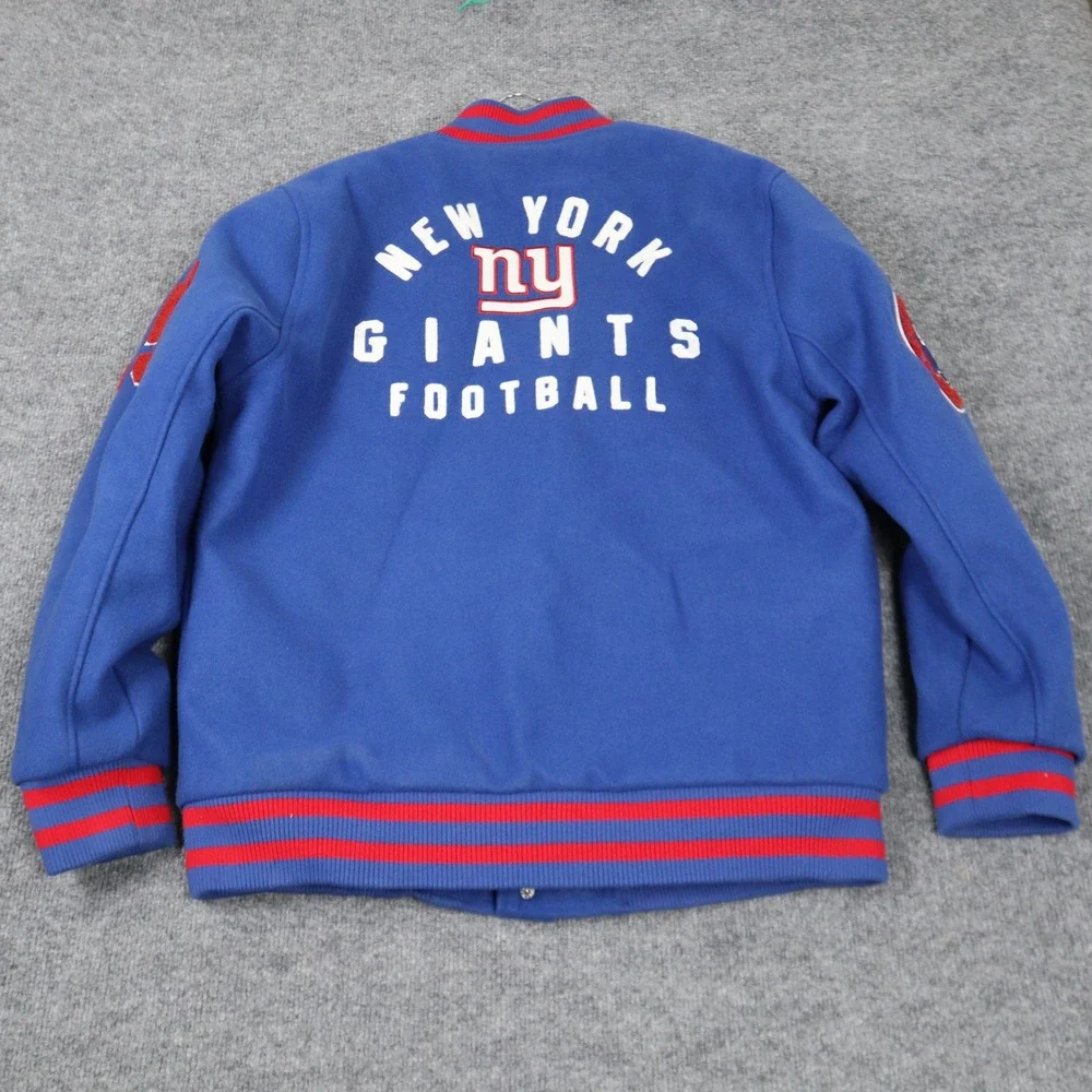 New York Giants Men's Varsity‎ Jacket NFL Team Apparel Large